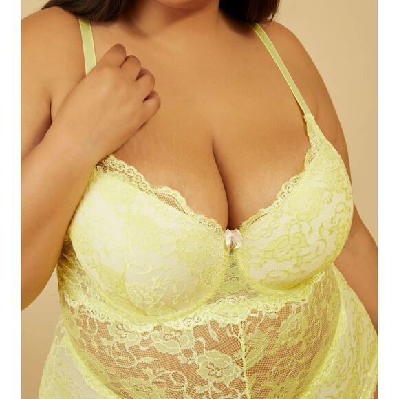 PLUS Size 3X (22/24) Women’s Cutout Lace Bodysuit | NEW with tags - Picture 3 of 3